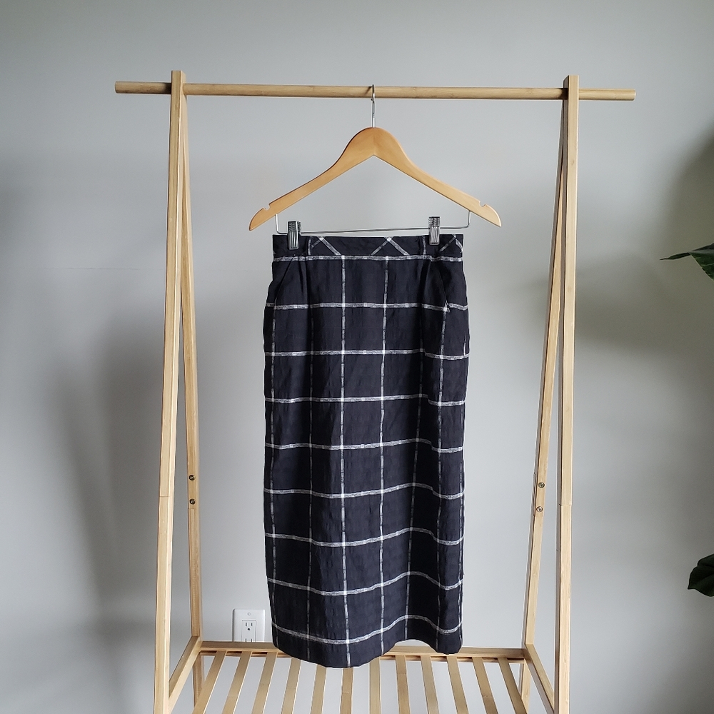 Vintage Checked Skirt